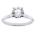 Alexis White Gold Solitaire Ring