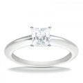 Evelyn White Gold Solitaire Ring